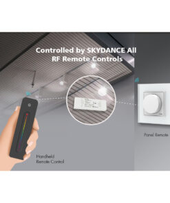 GLOBOSTAR® SKYDANCE-V5-L(WT) 71470 DC WiFi & RF 2.4Ghz & Push Dimmer / Controller με 5 x 6A 288W Κανάλια DC 12-48V 30A 1440W Max IP20 - WiFI & RF 2.4Ghz & Push Dimming - Μ18 x Π5.7 x Υ2.8cm - 5 Χρόνια Εγγύηση 42 71470 18