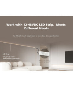 GLOBOSTAR® SKYDANCE-V5-L(WT) 71470 DC WiFi & RF 2.4Ghz & Push Dimmer / Controller με 5 x 6A 288W Κανάλια DC 12-48V 30A 1440W Max IP20 - WiFI & RF 2.4Ghz & Push Dimming - Μ18 x Π5.7 x Υ2.8cm - 5 Χρόνια Εγγύηση 46 71470 22