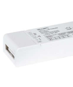 GLOBOSTAR® SKYDANCE-V5-L(WT) 71470 DC WiFi & RF 2.4Ghz & Push Dimmer / Controller με 5 x 6A 288W Κανάλια DC 12-48V 30A 1440W Max IP20 - WiFI & RF 2.4Ghz & Push Dimming - Μ18 x Π5.7 x Υ2.8cm - 5 Χρόνια Εγγύηση 31 71470 7