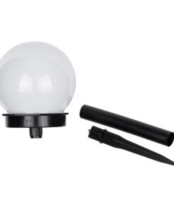 Alternative view of GloboStar® 71472 Αυτόνομο Ηλιακό Φωτιστικό LED SMD 1W 100lm με Ενσωματωμένη Μπαταρία 300mAh - Φωτοβολταϊκό Πάνελ με Αισθητήρα Ημέρας-Νύχτας Αδιάβροχο IP65 Φανάρι Κήπου Στρογγυλό Ψυχρό Λευκό 6000K