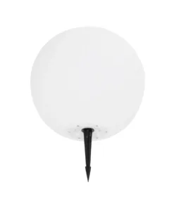 GLOBOSTAR® AQUAGLOW 71475 Μοντέρνο Φωτιστικό Κήπου Μπάλα με IR Ασύρματο Χειριστήριο LED 5W 400lm 360° DC 5V με USB-C με Ενσωματωμένο Φωτοβολταϊκό Panel 6V 1.5W & Επαναφορτιζόμενη Μπαταρία Li-ion 3.7V 3x18650 1800mAh Αδιάβροχο IP54 Πολύχρωμο RGBW Dimmable - Sanan SMD Chip - Γαλακτερό Λευκό - Μ35 x Π35 x Υ35cm - 2 Χρόνια Εγγύηση 13 71475 4