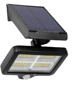 GloboStar® 71483 Αυτόνομος Ηλιακός Προβολέας LED SMD 20W 1500lm με Ενσωματωμένη Μπαταρία 2400mAh - Φωτοβολταϊκό Πάνελ με Αισθητήρα Ημέρας-Νύχτας - PIR Αισθητήρα Κίνησης και Ασύρματο Χειριστήριο IR Αδιάβροχο IP65 Ψυχρό Λευκό 6000K 11 71483 3