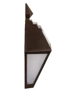 GloboStar® 71493 Αυτόνομο Ηλιακό Φωτιστικό Τοίχου Καφέ LED SMD 1W 40lm με Ενσωματωμένη Μπαταρία 600mAh - Φωτοβολταϊκό Πάνελ με Αισθητήρα Ημέρας-Νύχτας IP65 Ψυχρό Λευκό 6000K 9 71493 3