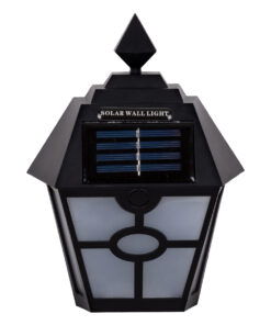 Alternative view of GloboStar® 71494 Αυτόνομο Ηλιακό Φωτιστικό Τοίχου Μαύρο LED SMD 1W 40lm με Ενσωματωμένη Μπαταρία 600mAh - Φωτοβολταϊκό Πάνελ με Αισθητήρα Ημέρας-Νύχτας IP65 Ψυχρό Λευκό 6000K