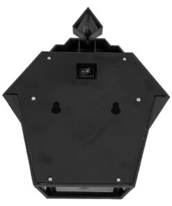 GloboStar® 71494 Αυτόνομο Ηλιακό Φωτιστικό Τοίχου Μαύρο LED SMD 1W 40lm με Ενσωματωμένη Μπαταρία 600mAh - Φωτοβολταϊκό Πάνελ με Αισθητήρα Ημέρας-Νύχτας IP65 Ψυχρό Λευκό 6000K 12 71494 6