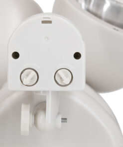 GloboStar® 71508 Λευκό Αυτόνομο Ηλιακό Φωτιστικό LED SMD 10W 150lm με Ενσωματωμένη Μπαταρία 1200mAh - Φωτοβολταϊκό Πάνελ με Αισθητήρα Ημέρας-Νύχτας και PIR Αισθητήρα Κίνησης Αδιάβροχο IP54 Ψυχρό Λευκό 6000K 27 71508 10