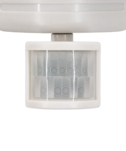 GloboStar® 71508 Λευκό Αυτόνομο Ηλιακό Φωτιστικό LED SMD 10W 150lm με Ενσωματωμένη Μπαταρία 1200mAh - Φωτοβολταϊκό Πάνελ με Αισθητήρα Ημέρας-Νύχτας και PIR Αισθητήρα Κίνησης Αδιάβροχο IP54 Ψυχρό Λευκό 6000K 25 71508 8