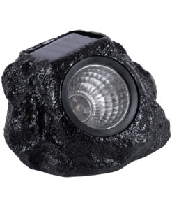 Alternative view of GLOBOSTAR® ROCHLIGHT 71509 Διακοσμητικό Φωτιστικό Κήπου LED 1W 50lm 120° DC 5V με Φωτοβολταϊκό Panel 5V 0.1W & Επαναφορτιζόμενη Μπαταρία Li-ion 3.2V 600mAh Αδιάβροχο IP65 Θερμό Λευκό 2700K - Μ14 x Π13 x Υ11cm - 1 Χρόνο Εγγύηση