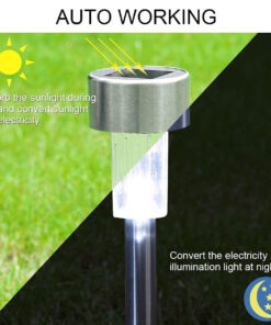 Alternative view of GLOBOSTAR® SOLARDECOR 71520 Διακοσμητικό Φωτιστικό με Βάση Κήπου / Καρφωτό LED 1W 50lm 180° DC 5V με Φωτοβολταϊκό Panel 5V 0.1W & Επαναφορτιζόμενη Μπαταρία Li-ion 3.2V 600mAh Αδιάβροχο IP65 Ψυχρό Λευκό 6000K - Μ4.7 x Π4.7 x Υ19.5cm - 2 Χρόνια Εγγύηση