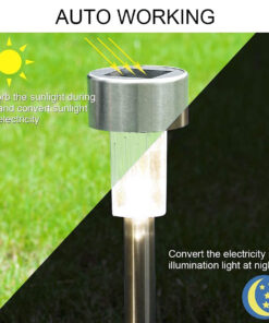 Alternative view of GLOBOSTAR® SOLARDECOR 71521 Διακοσμητικό Φωτιστικό με Βάση Κήπου / Καρφωτό LED 1W 40lm 180° DC 5V με Φωτοβολταϊκό Panel 5V 0.1W & Επαναφορτιζόμενη Μπαταρία Li-ion 3.2V 600mAh Αδιάβροχο IP65 Θερμό Λευκό 2700K - Μ4.7 x Π4.7 x Υ19.5cm - 2 Χρόνια Εγγύηση