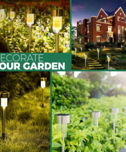 GLOBOSTAR® SOLARDECOR 71521 Διακοσμητικό Φωτιστικό με Βάση Κήπου / Καρφωτό LED 1W 40lm 180° DC 5V με Φωτοβολταϊκό Panel 5V 0.1W & Επαναφορτιζόμενη Μπαταρία Li-ion 3.2V 600mAh Αδιάβροχο IP65 Θερμό Λευκό 2700K - Μ4.7 x Π4.7 x Υ19.5cm - 2 Χρόνια Εγγύηση 13 71521 5