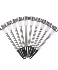 Alternative view of GloboStar® 71522-10 ΣΕΤ 10 Τεμαχίων Αυτόνομα Ηλιακά Φωτιστικά LED SMD 1W 90lm με Ενσωματωμένη Μπαταρία 600mAh - Φωτοβολταϊκό Πάνελ με Αισθητήρα Ημέρας-Νύχτας Αδιάβροχο IP65 Φανάρι Κήπου Στρογγυλό Πολύχρωμο RGB