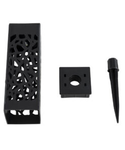 GloboStar® TRIBAL 71525 ΣΕΤ 4 Τεμαχίων Αυτόνομα Ηλιακά Φωτιστικά LED SMD 0.80W/Τεμ. 80lm/Τεμ. με Ενσωματωμένη Μπαταρία 600mAh - Φωτοβολταϊκό Πάνελ με Αισθητήρα Ημέρας-Νύχτας Αδιάβροχο IP65 Φανάρι Κήπου Τετράγωνο Ψυχρό Λευκό 6000K Μ6 x Π6 x Υ18cm - 1 Χρόνo Εγγύηση 11 71525 4