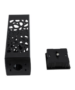 GloboStar® TRIBAL 71525 ΣΕΤ 4 Τεμαχίων Αυτόνομα Ηλιακά Φωτιστικά LED SMD 0.80W/Τεμ. 80lm/Τεμ. με Ενσωματωμένη Μπαταρία 600mAh - Φωτοβολταϊκό Πάνελ με Αισθητήρα Ημέρας-Νύχτας Αδιάβροχο IP65 Φανάρι Κήπου Τετράγωνο Ψυχρό Λευκό 6000K Μ6 x Π6 x Υ18cm - 1 Χρόνo Εγγύηση 12 71525 5