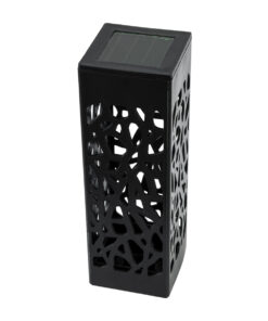 Alternative view of GloboStar® TRIBAL 71526 ΣΕΤ 4 Τεμαχίων Αυτόνομα Ηλιακά Φωτιστικά LED SMD 0.80W/Τεμ. 80lm/Τεμ. με Ενσωματωμένη Μπαταρία 600mAh - Φωτοβολταϊκό Πάνελ με Αισθητήρα Ημέρας-Νύχτας Αδιάβροχο IP65 Φανάρι Κήπου Τετράγωνο Θερμό Λευκό 2700K Μ6 x Π6 x Υ18cm - 1 Χρόνo Εγγύηση