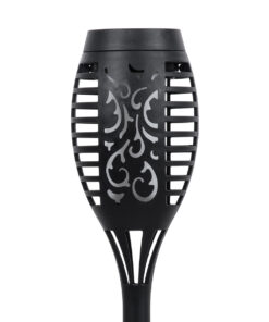 GLOBOSTAR® SOLARDECOR 71527 Διακοσμητικό Φωτιστικό με Βάση Κήπου / Καρφωτό LED 3W 100lm 180° DC 5V με Φωτοβολταϊκό Panel 5V 0.2W & Επαναφορτιζόμενη Μπαταρία Li-ion 3.2V 600mAh Αδιάβροχο IP65 Πορτοκαλί με Εφέ Φλόγας - Μ7 x Π7 x Υ50cm - 2 Χρόνια Εγγύηση 11 71527 3