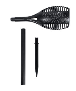 GloboStar® 71529 Αυτόνομο Ηλιακό Φωτιστικό LED SMD 5W 250lm με Ενσωματωμένη Μπαταρία 1200mAh - Φωτοβολταϊκό Πάνελ - Αισθητήρα Ημέρας-Νύχτας Φαναράκι Κήπου - Εφέ Φλόγας Διακοσμητικό Αυτόνομο Αδιάβροχο IP65 1500-2000K Φ11 x Υ75cm 14 71529 6