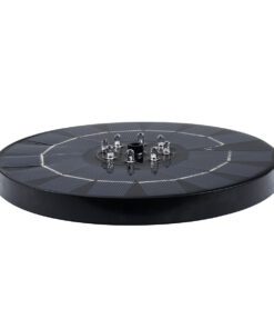 GloboStar® 71532 Ηλιακό Αυτόνομο Φωτοβολταϊκό Διακοσμητικό Συντριβάνι LED 3W με Μέγιστο Ύψος Νερού 30-60cm - 4 Διαφορετικά Μπέκ Ψεκασμού Αδιάβροχο IP68 Ψυχρό Λευκό 6000K Φ18 x Υ8cm 20 71532 6