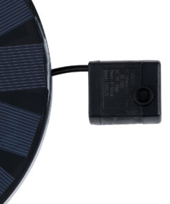 GloboStar® 71533 Ηλιακό Αυτόνομο Φωτοβολταϊκό Διακοσμητικό Συντριβάνι LED 3W με Μέγιστο Ύψος Νερού 30-60cm - 4 Διαφορετικά Μπέκ Ψεκασμού Αδιάβροχο IP68 Πολύχρωμο RGB Φ18 x Υ8cm 18 71533 5