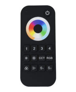 GloboStar® GLOBOSTAR® SKYDANCE-RT10 71544 RF Ασύρματο Χειριστήριο Αφής 4 Group για όλα τα Πολύχρωμα RGBW+WW SKYDANCE Controller - DC 3V 2 x AAA IP20 - RF2.4Ghz - Μ12.2 x Π5.3 x Υ1.7cm - 5 Χρόνια Εγγύηση