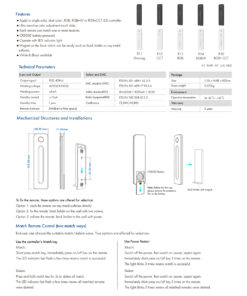 GloboStar® 71545 R10 SKYDANCE Ασύρματο Χειριστήριο Αφής RF 2.4Ghz 1 Group για όλα τα RGBW+WW+CCT SKYDANCE Controller DC 3V 1 x CR2032 - IP20 Μαύρο Μ12.2 x Π5.3 x Υ1.7cm - 5 Years Warranty 20 71545 8