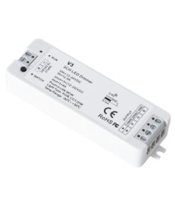 GloboStar® GloboStar® 71546 V3 SKYDANCE DC RF 2.4Ghz Dimmer High Speed Controller 3 Καναλιών DC 12-24V 3 x 5A 96W - Max 12A 288W - IP20 Μ10 x Π3.5 x Υ2cm - 5 Years Warranty