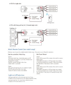 GloboStar® 71547 V3-L SKYDANCE DC RF 2.4Ghz Dimmer High Speed Controller & Push Dimming 3 Κανάλια DC 12-48V 3 x 6A 288W - Max 18.5A 288W - IP20 Μ17.5 x Π4.5 x Υ2.5cm - 5 Years Warranty 21 71547 11