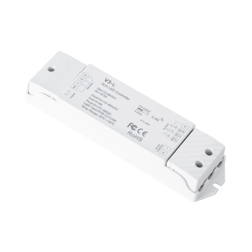 GloboStar® GloboStar® 71547 V3-L SKYDANCE DC RF 2.4Ghz Dimmer High Speed Controller & Push Dimming 3 Κανάλια DC 12-48V 3 x 6A 288W - Max 18.5A 288W - IP20 Μ17.5 x Π4.5 x Υ2.5cm - 5 Years Warranty
