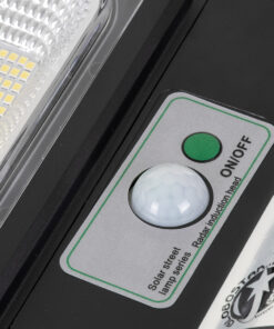 GloboStar® 71552 Αυτόνομο Ηλιακό Φωτιστικό Δρόμου Street Light LED SMD 150W 12000lm με Ενσωματωμένη Μπαταρία Li-ion 9000mAh - Φωτοβολταϊκό Πάνελ με Αισθητήρα Ημέρας-Νύχτας PIR Αισθητήρα Κίνησης Αδιάβροχο IP65 Ψυχρό Λευκό 6000K 19 71552 8