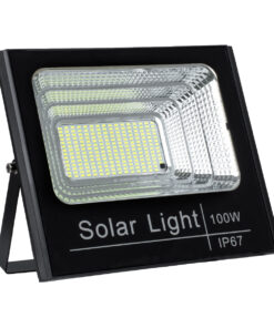 Alternative view of GLOBOSTAR® HERMES 71557 Προβολέας LED 100W 1000lm 120° DC 5V με Φωτοβολταϊκό Panel 5V 20W & Επαναφορτιζόμενη Μπαταρία Li-ion 3.2V 15000mAh Αδιάβροχο IP65 Ψυχρό Λευκό 6000K - Sanan Chip - Μαύρο - Μ31.5 x Π26.2 x Υ7.5cm - 2 Χρόνια Εγγύηση