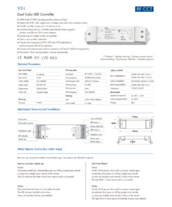 GloboStar® 71565 V2-L SKYDANCE DC RF 2.4Ghz Dimmer High Speed Controller & Push Dimming 2 Κανάλια DC 12-48V 2 x 8A 384W - Max 16.5A 384W - IP20 Μ17.5 x Π4.5 x Υ2.5cm - 5 Years Warranty 17 71565 9