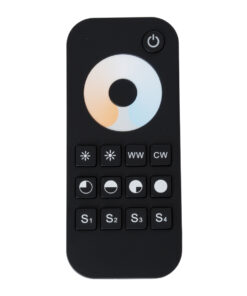 GloboStar® GloboStar® 71566 RT2 SKYDANCE Ασύρματο Χειριστήριο Αφής RF 2.4Ghz 1 Group για όλα τα CCT SKYDANCE Controller DC 3V 2 x AAA - IP20 Μαύρο Μ12.2 x Π5.3 x Υ1.7cm - 5 Years Warranty