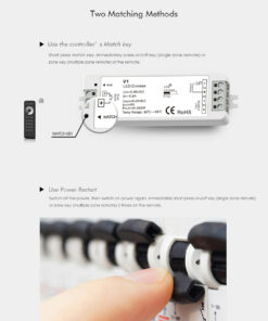 GLOBOSTAR® SKYDANCE-V1 71567 DC RF 2.4Ghz & Push Dimmer / Controller με 1 x 8A 288W Κανάλι DC 5-36V 8A 288W Max IP20 - RF 2.4Ghz & Push Dimming - Μ10 x Π3.5 x Υ2cm - 5 Χρόνια Εγγύηση 24 71567 11