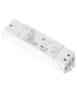 GloboStar® GLOBOSTAR® SKYDANCE-V1-L 71568 DC RF 2.4Ghz & Push Dimmer / Controller με 1 x 15A 480W Κανάλι DC 12-48V 15A 480W Max IP20 - RF 2.4Ghz & Push Dimming - Μ17.5 x Π4.5 x Υ2.5cm - 5 Χρόνια Εγγύηση