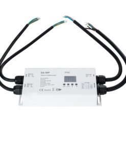 Alternative view of GloboStar® 71571-IP65 D4-WP SKYDANCE DC DMX & RDM Dimmer High Speed Controller / Decoder 4 Καναλιών DC 12-36V 4 x 5A 180W - Max 20.5A 720W - Αδιάβροχος IP65 Μ17 x Π8 x Υ4cm - 5 Years Warranty