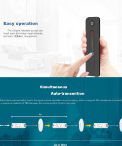 GLOBOSTAR® SKYDANCE-R11 71572 RF Ασύρματο Χειριστήριο Αφής 1 Group για όλα τα Μονόχρωμα SKYDANCE Controller - DC 3V 1 x CR2032 IP20 - RF2.4Ghz - Μ14 x Π3.5 x Υ1.1cm - 5 Χρόνια Εγγύηση 24 71572 12