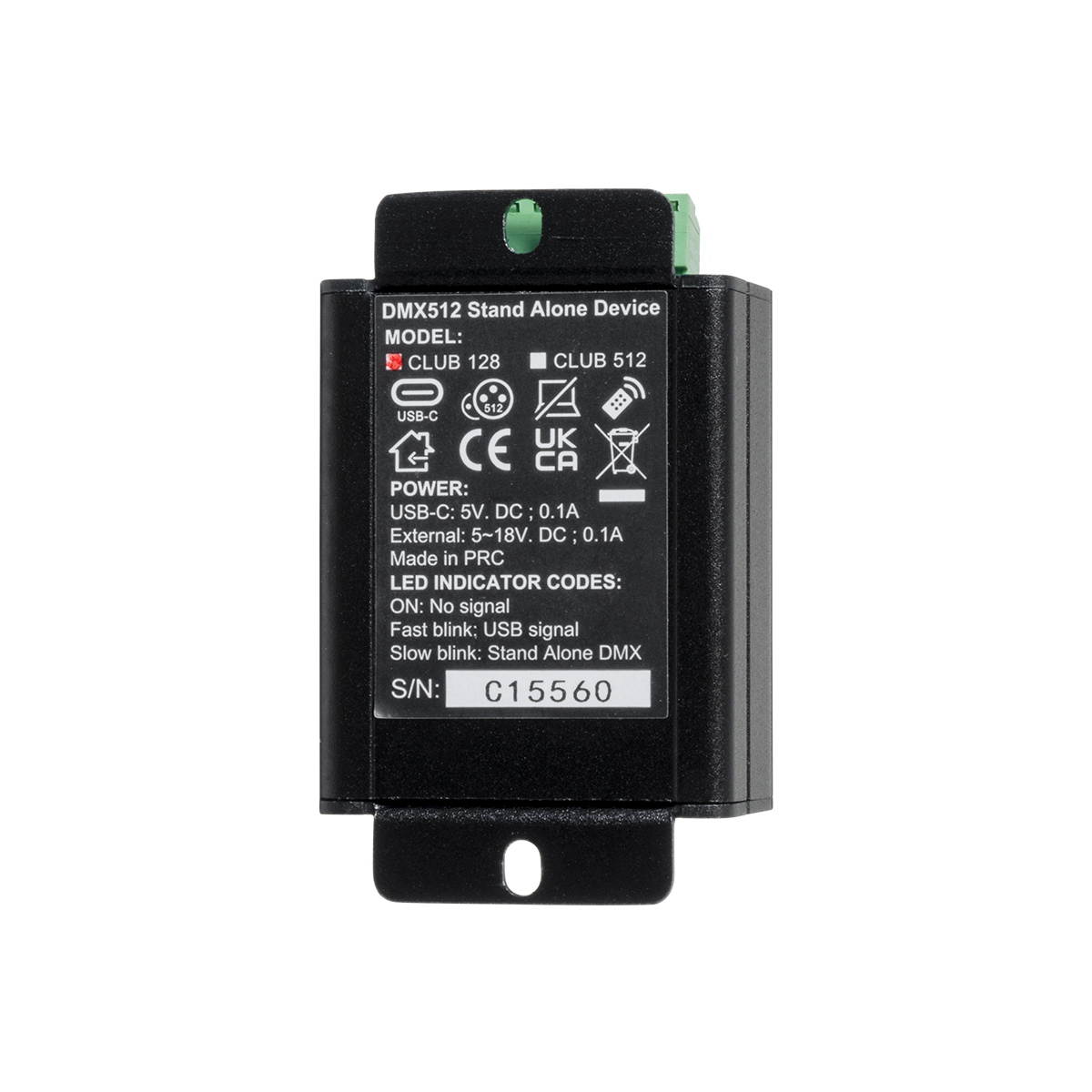 GLOBOSTAR® SKYDANCE-CHROMATEQ 71579 USB-C σε DMX512 Interface 128 Κανάλια XLR3 DC 5V IP40 - Ασύρματο Χειριστήριο IR - Μ7.8 x Π5 x Υ3.8cm - 5 Χρόνια Εγγύηση 5 GLOBOSTAR® SKYDANCE-CHROMATEQ 71579 USB-C σε DMX512 Interface 128 Κανάλια XLR3 DC 5V IP40 - Ασύρματο Χειριστήριο IR - Μ7.8 x Π5 x Υ3.8cm - 5 Χρόνια Εγγύηση - Image 4