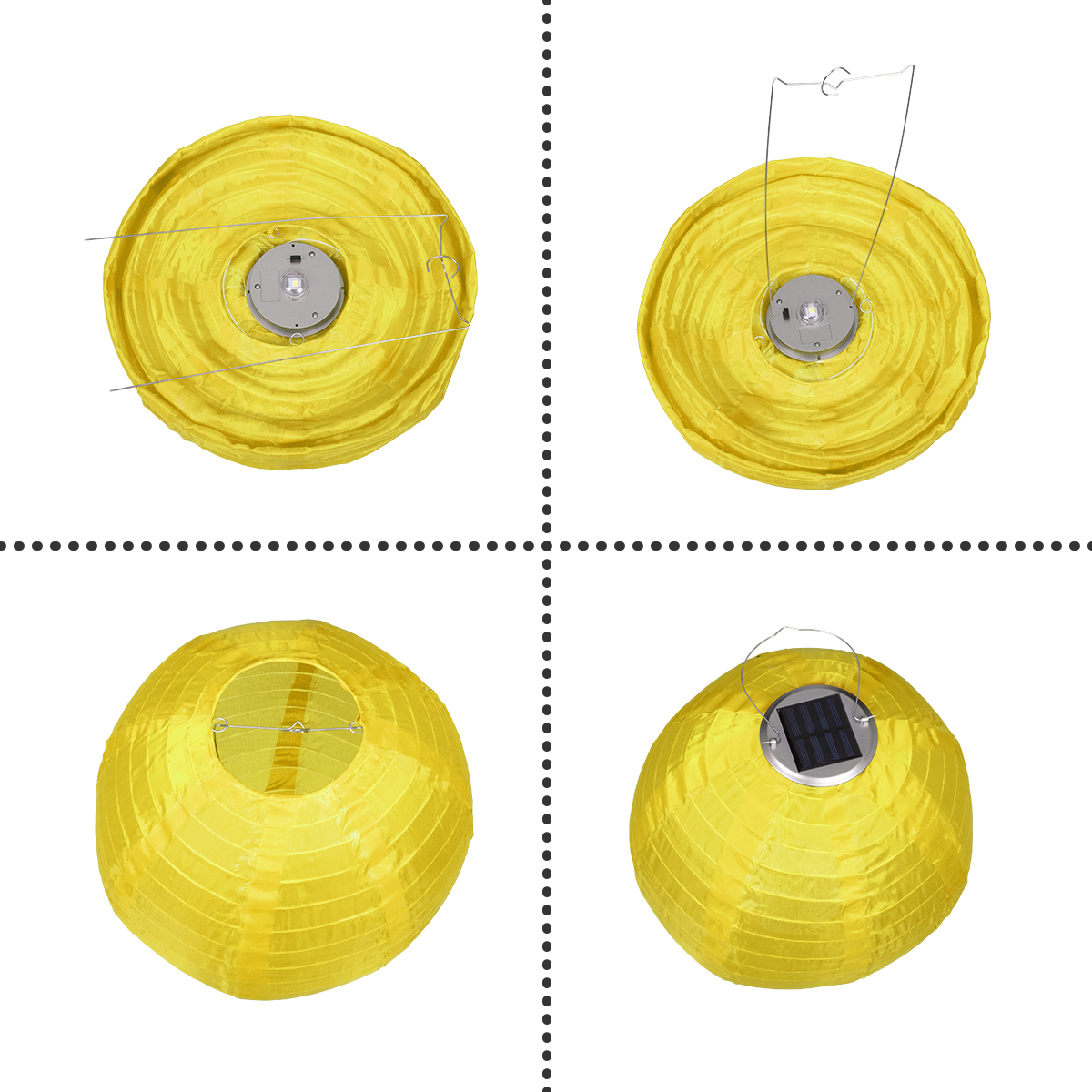 GloboStar® 71599 Αυτόνομο Ηλιακό Φωτιστικό Υφασμάτινη Κίτρινη Μπάλα Φ30cm LED SMD 1W 100lm με Ενσωματωμένη Μπαταρία 1200mAh - Φωτοβολταϊκό Πάνελ με Αισθητήρα Ημέρας-Νύχτας Αδιάβροχο IP65 Ψυχρό Λευκό 6000K 3 GloboStar® 71599 Αυτόνομο Ηλιακό Φωτιστικό Υφασμάτινη Κίτρινη Μπάλα Φ30cm LED SMD 1W 100lm με Ενσωματωμένη Μπαταρία 1200mAh - Φωτοβολταϊκό Πάνελ με Αισθητήρα Ημέρας-Νύχτας Αδιάβροχο IP65 Ψυχρό Λευκό 6000K - Image 2