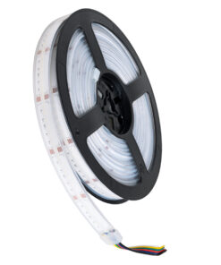 GloboStar® GLOBOSTAR® BEE 70354 Ταινία LED 18W/m 1980lm/m 120° DC 24V Αδιάβροχη IP67 840 x COB Chip/m Πολύχρωμο RGBW+WW Dimmable - Μ500 x Π1.4 x Υ0.4cm - Ρολό 5 Μέτρων - 5 Χρόνια Εγγύηση