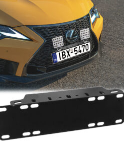 GloboStar® GloboStar® 85561 Βάση για Μπάρα η Προβολάκια Εργασίας LED με Θέση για Πινακίδα Αυτοκινήτου - Universal