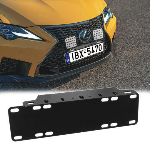 GloboStar® GloboStar® 85561 Βάση για Μπάρα η Προβολάκια Εργασίας LED με Θέση για Πινακίδα Αυτοκινήτου - Universal