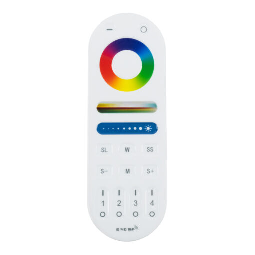 GloboStar® GloboStar® 73007 Ασύρματο Χειριστήριο Dimmer 2.4Ghz για Controller 73008 RGBW+WW+CCT IOS/Android 5in1 2.4Ghz DC 12-24V Max 180W
