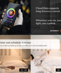 GloboStar® 73010 WT5 SKYDANCE DC WiFi & RF 2.4Ghz Dimmer High Speed Controller 5 Καναλιών DC 12-24V 5 x 3A 72W - Max 15A 360W - IP20 Μ10 x Π4 x Υ2cm - 5 Years Warranty 25 73010 12
