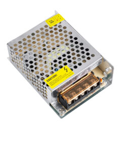 GloboStar® GloboStar® 73033 Μεταλλικό Τροφοδοτικό PELV για Προϊόντα LED 60W 5A - AC 220-240V σε DC 12V - IP20 - Μ11 x Π8 x Υ3.5cm - 2 Χρόνια Εγγύηση