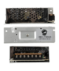 GLOBOSTAR® LUMIVOLT 73043 Τροφοδοτικό/Μετασχηματιστής PELV 120W 5A DC 24V IP20 - AC 220-240V σε DC 24V / Ρυθμιζόμενo από DC 22.5V έως DC 25.5V - Μ13 x Π10 x Υ4cm - 3 Χρόνια Εγγύηση 13 73043 6