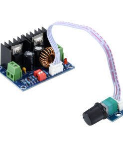 Alternative view of GloboStar® 73115 Ρυθμιστής Τάσης - Voltage Regulator DC Converter Module - Input DC4-40V / Output DC1.25-36V Max Load 8A με Καλώδιο Προέκτασης Ποτενσιόμετρου Μ6 x Π4.5 x Υ2.5cm