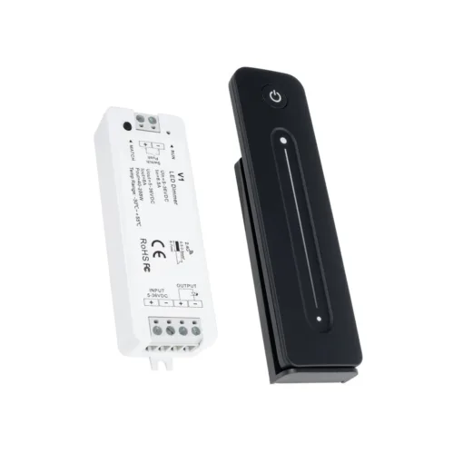 GloboStar® GloboStar® 73119 V1+R11 SKYDANCE ΣΕΤ Dimmer & Ασύρματο Χειριστήριο Αφής 1 Group RF 2.4Ghz 8A Max DC 5-36V (288W) - DC 3V IP20 - 5 Χρόνια Εγγύηση