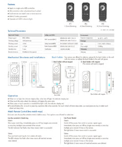 GloboStar® 73120 RT6 SKYDANCE Ασύρματο Χειριστήριο Αφής RF 2.4Ghz 4 Group για όλα τα Μονόχρωμα SKYDANCE Controller DC 3V 2 x AAA - IP20 Μ12.2 x Π5.3 x Υ1.7cm - 5 Χρόνια Εγγύηση 24 73120 11