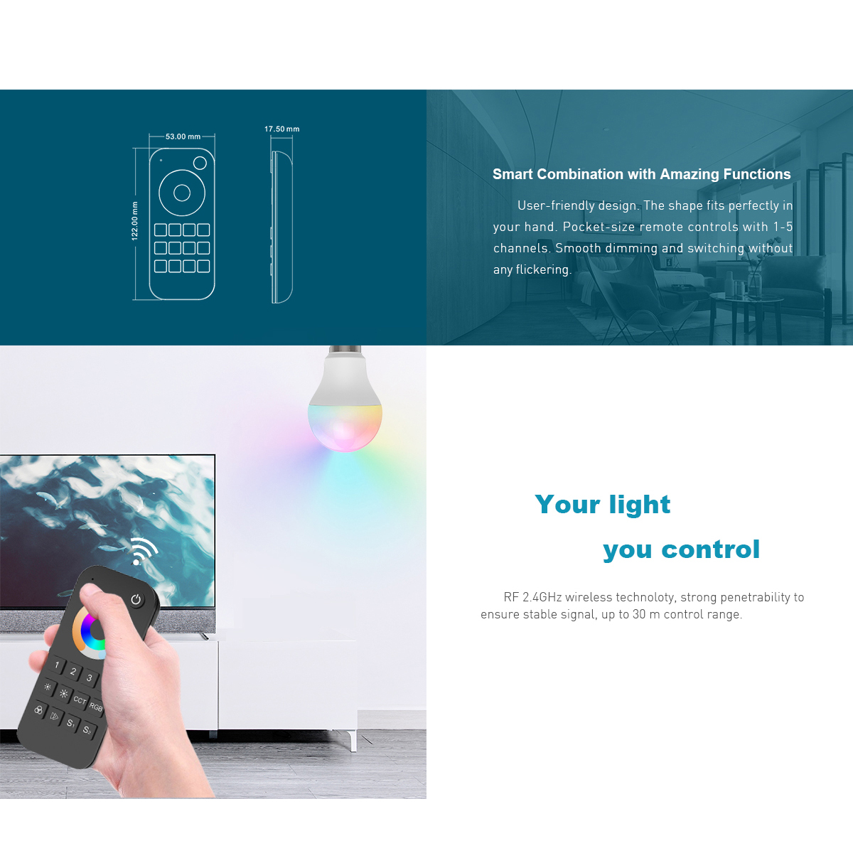 GloboStar® 73120 RT6 SKYDANCE Ασύρματο Χειριστήριο Αφής RF 2.4Ghz 4 Group για όλα τα Μονόχρωμα SKYDANCE Controller DC 3V 2 x AAA - IP20 Μ12.2 x Π5.3 x Υ1.7cm - 5 Χρόνια Εγγύηση 13 GloboStar® 73120 RT6 SKYDANCE Ασύρματο Χειριστήριο Αφής RF 2.4Ghz 4 Group για όλα τα Μονόχρωμα SKYDANCE Controller DC 3V 2 x AAA - IP20 Μ12.2 x Π5.3 x Υ1.7cm - 5 Χρόνια Εγγύηση - Image 11