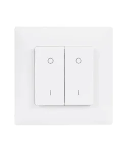 GloboStar® 73122 PF1-2 SKYDANCE Ασύρματο Επιτοίχιο Χειριστήριο 2 Group RF 2.4Ghz DC3V IP20 - Μ8.5 x Π8.5 x Υ1.7cm - 5 Χρόνια Εγγύηση 12 73122 3